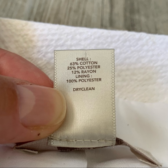 Ann Taylor Loft White Tweed Blazer Size 8 - Picture 11 of 11